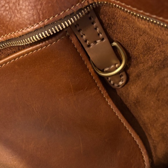 Beautiful Fount leather tote - RARE large size - Picture 7 of 11